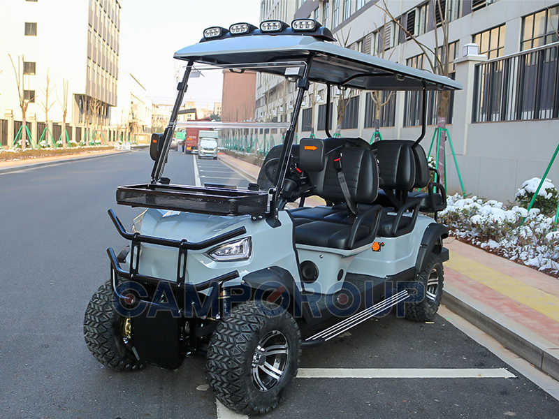 6 Seat Grey Golf Cart