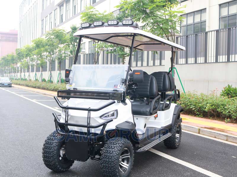 6 seat club car golf cart white for sale